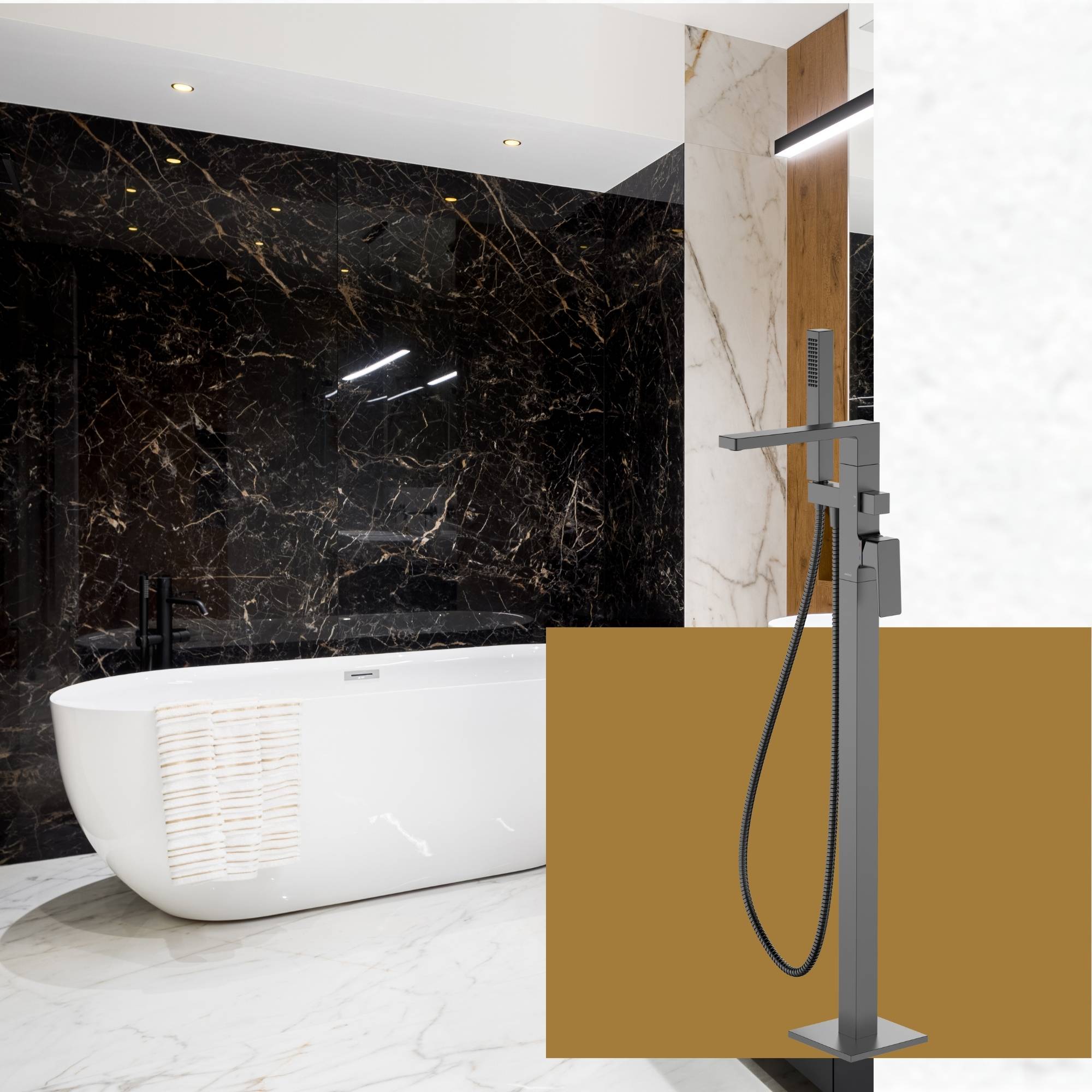 Bateria wannowa wolnostojąca Vellano